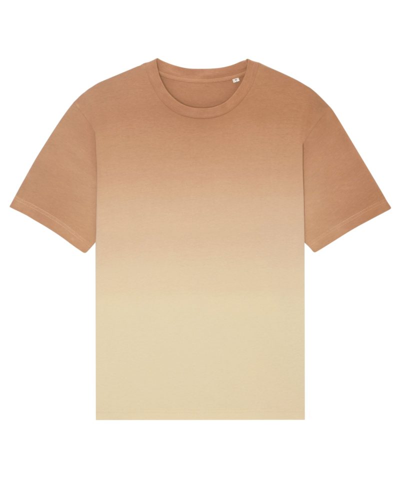 Camiseta Fuser Dip Dye Stanley Stella - Dip Dye Mushroom/Barley