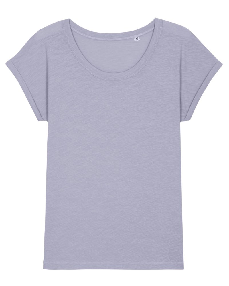 Camiseta Rounder Slub Stanley Stella - Lavender