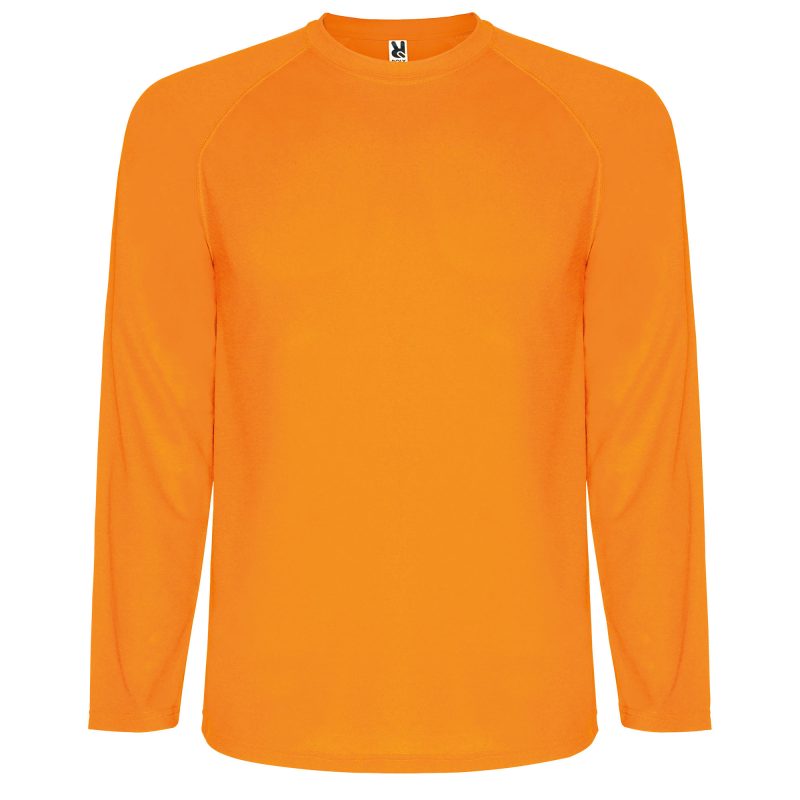 Camiseta Montecarlo L/S Roly - Naranja Fluor
