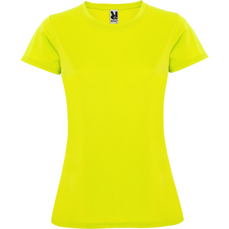 Camiseta Montecarlo Woman Roly - Amarillo Fluor
