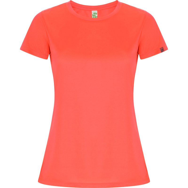 Camiseta Imola Woman Roly - Coral Fluor