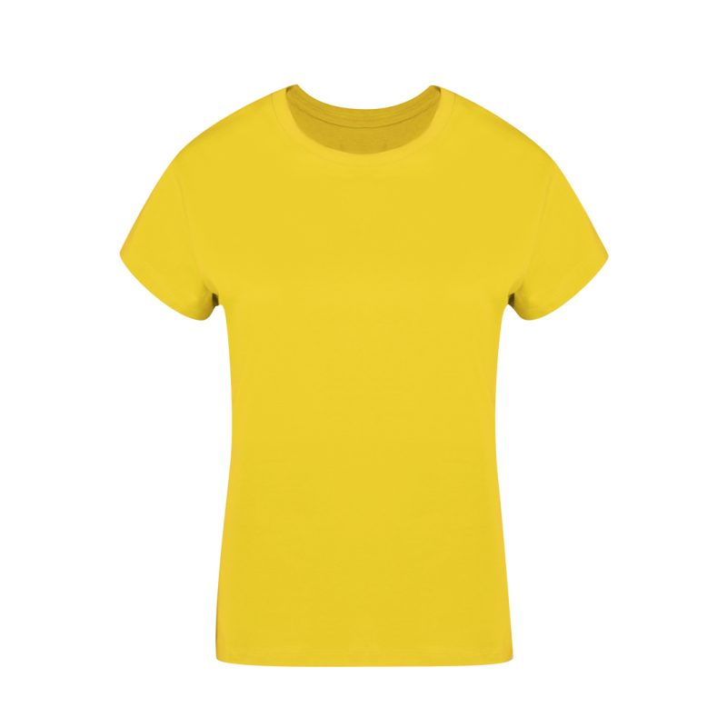 Camiseta Mujer Color Seiyo Makito - Amarillo
