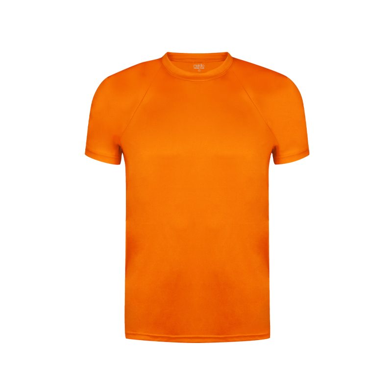 Camiseta Adulto Tecnic Plus Makito - Naranja Fluor