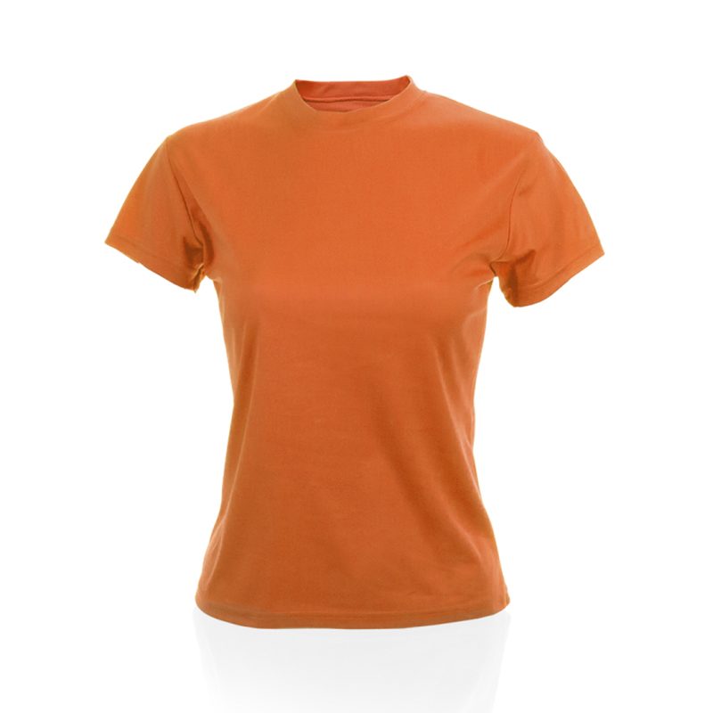 Camiseta Mujer Tecnic Plus Makito - Naranja