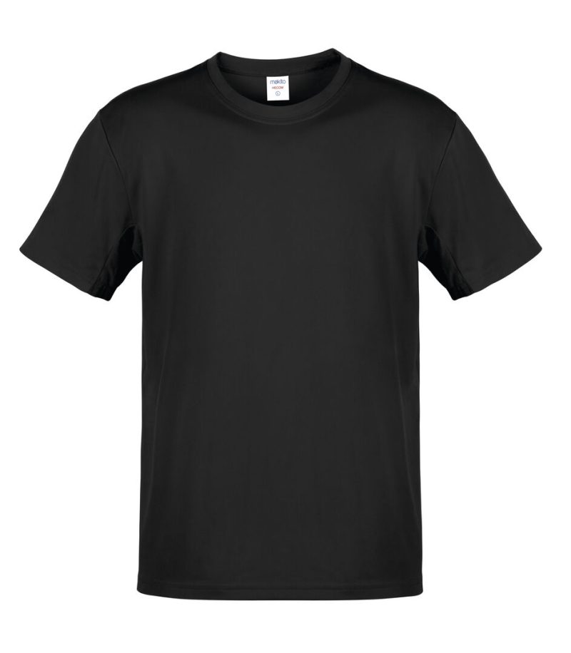 Camiseta Adulto Color Hecom Makito - Negro
