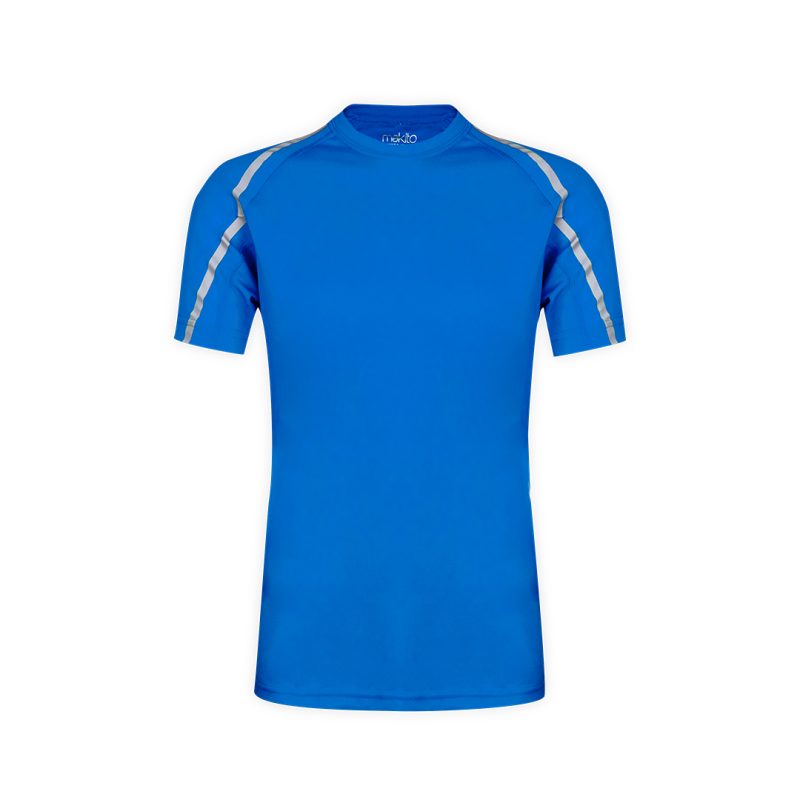 Camiseta Adulto Tecnic Fleser Makito - Azul