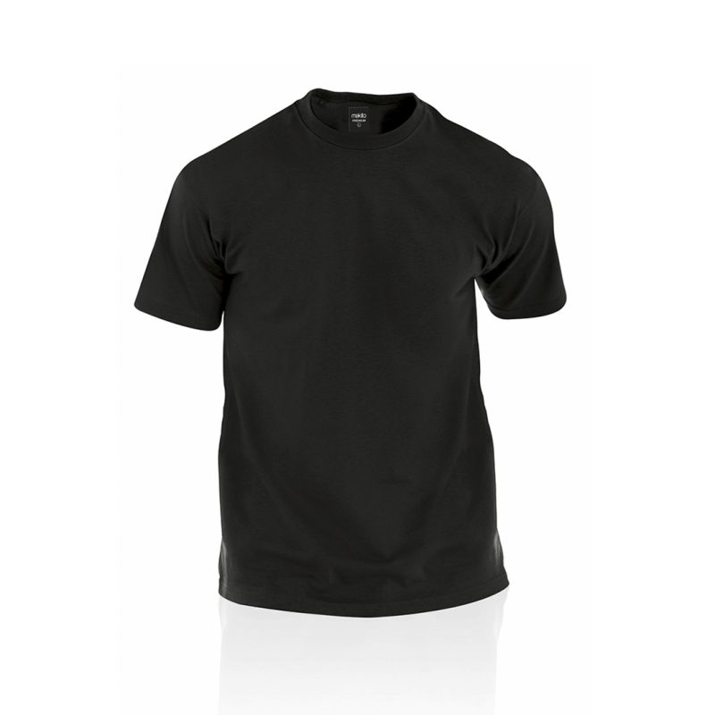 Camiseta Adulto Color Premium Makito - Negro