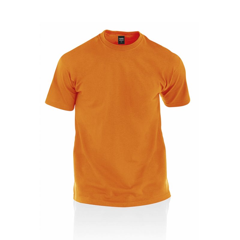 Camiseta Adulto Color Premium Makito - Naranja