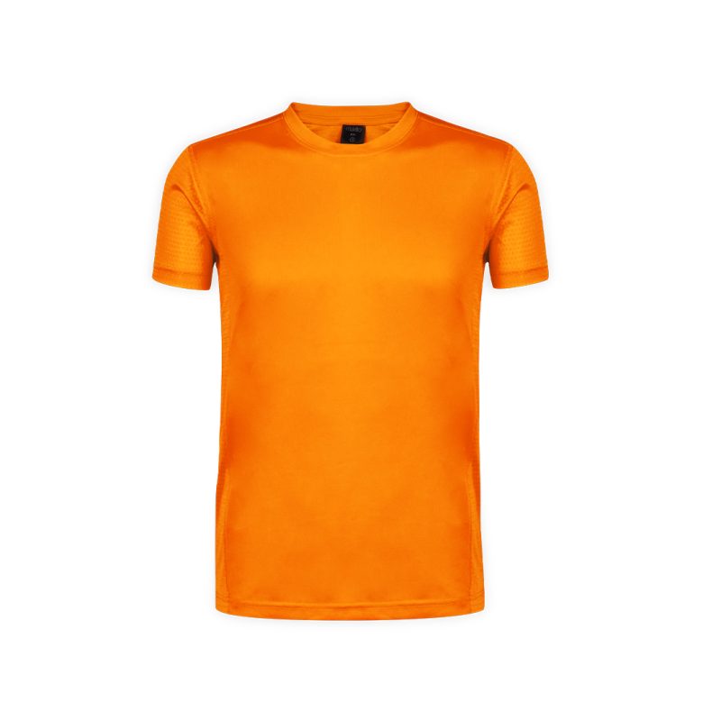 Camiseta Adulto Tecnic Rox Makito - Naranja Fluor
