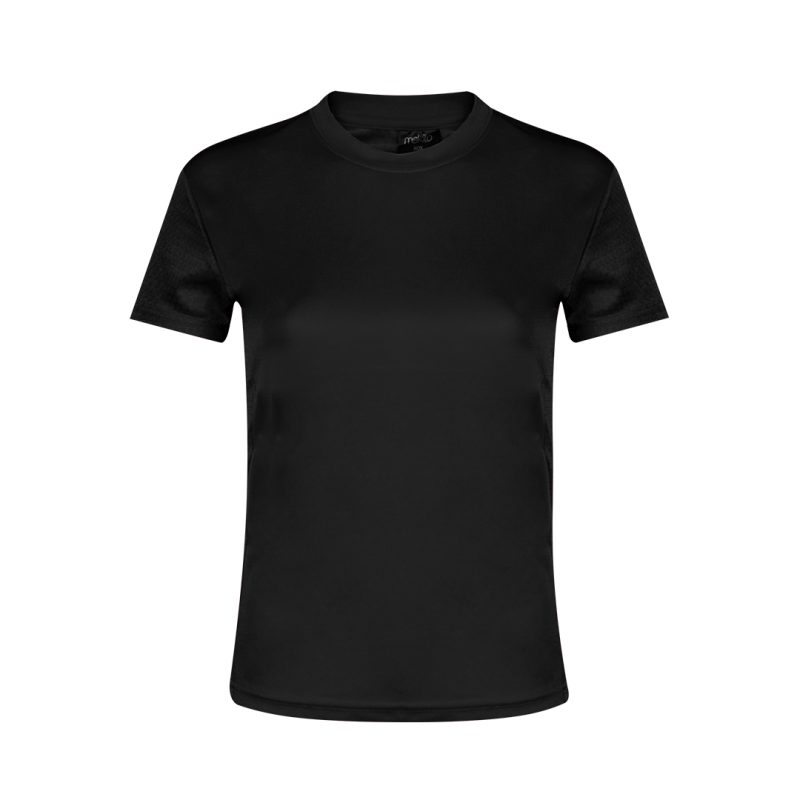 Camiseta Mujer Tecnic Rox Makito - Negro