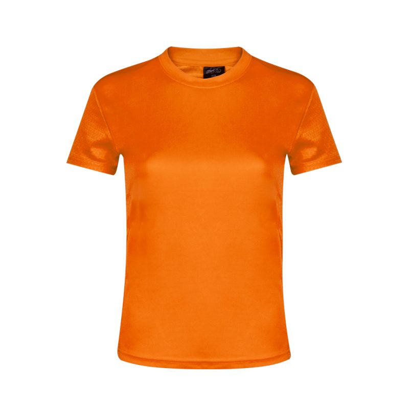 Camiseta Mujer Tecnic Rox Makito - Naranja