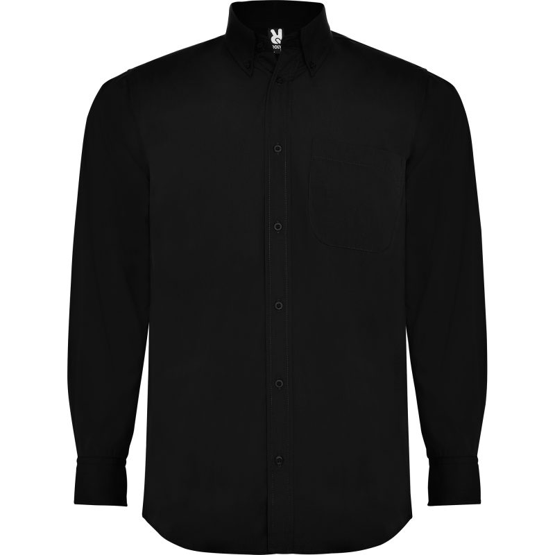 Camisa Aifos L/S Roly - Negro