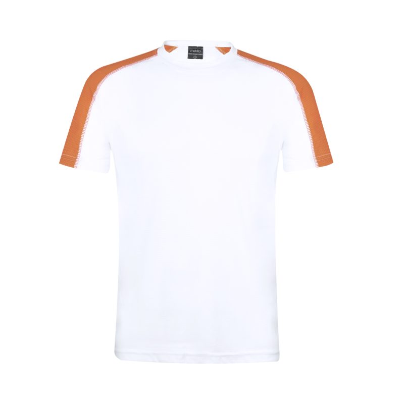 Camiseta Adulto Tecnic Dinamic Comby Makito - Naranja