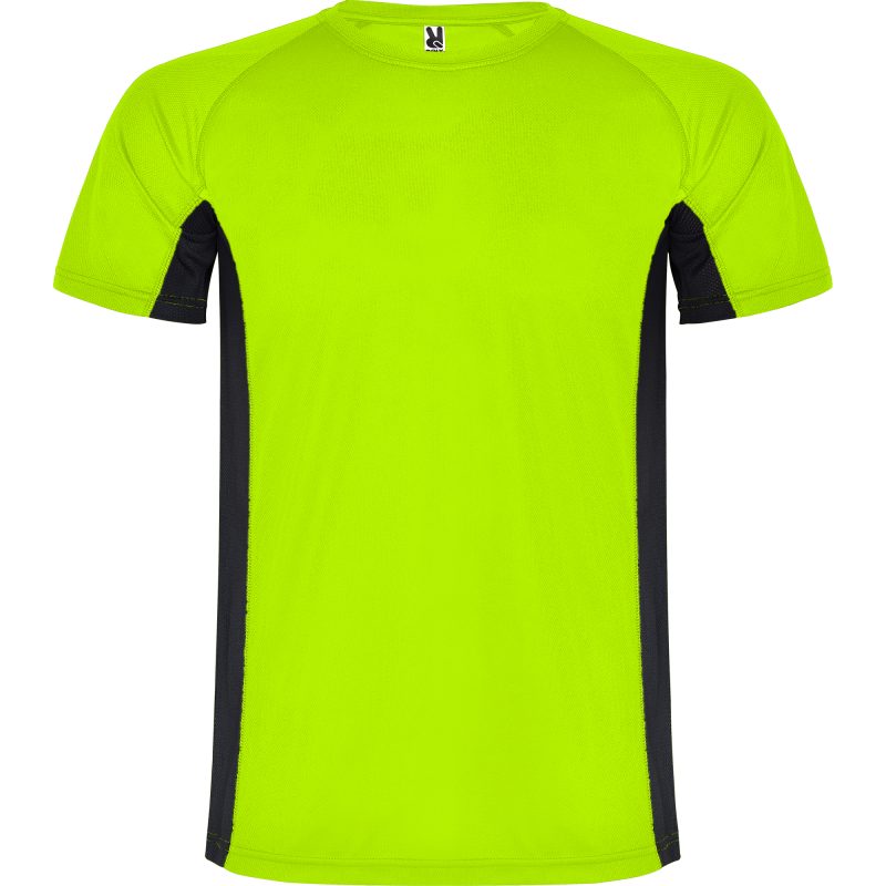 Camiseta Shanghai Roly - Verde Fluor/Negro