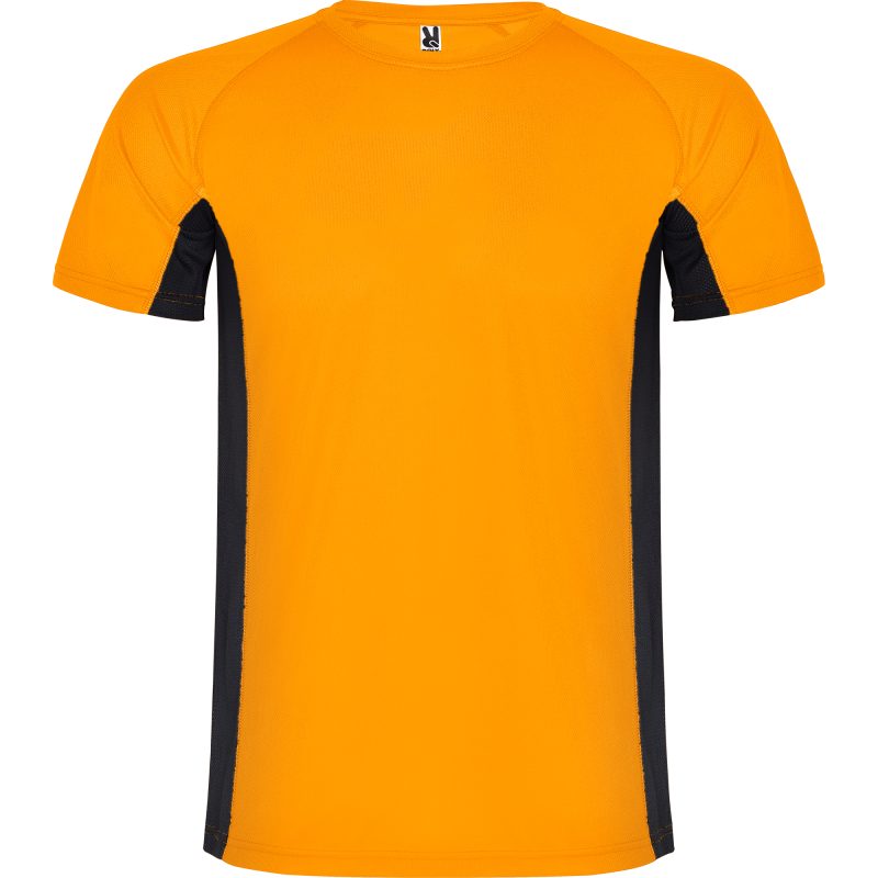 Camiseta Shanghai Roly - Naranja Fluor/Negro