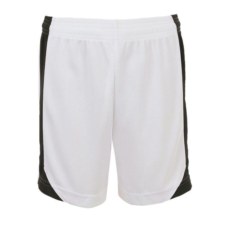 Pantalones Cortos Con Contraste Olimpico Sols - Blanco Negro - Sols