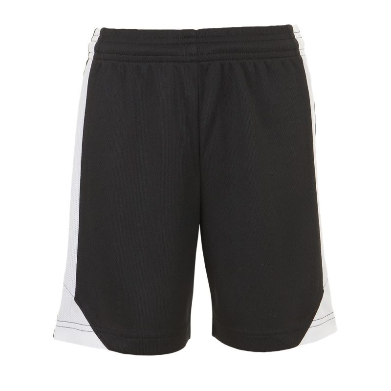 Pantalones Cortos Con Contraste Olimpico Sols - Negro Blanco - Sols
