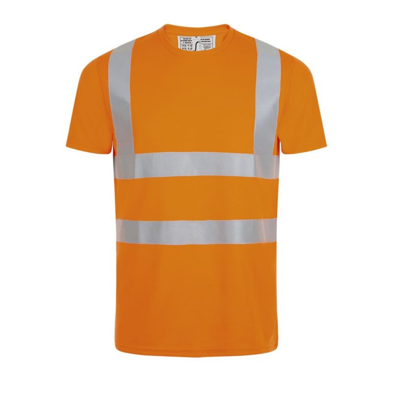 Camiseta Con Tiras Alta Visibilidad Mercure Pro Sols - Naranja Fluor - Sols