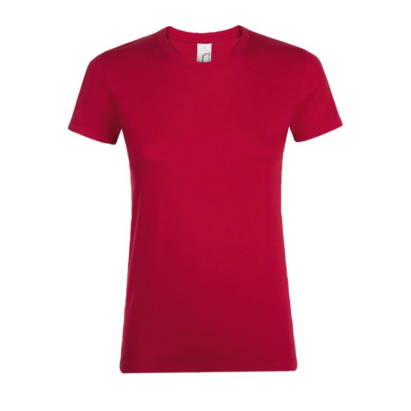 Camiseta De Mujer Cuello Redondo Regent Women Sols - Rojo - Sols