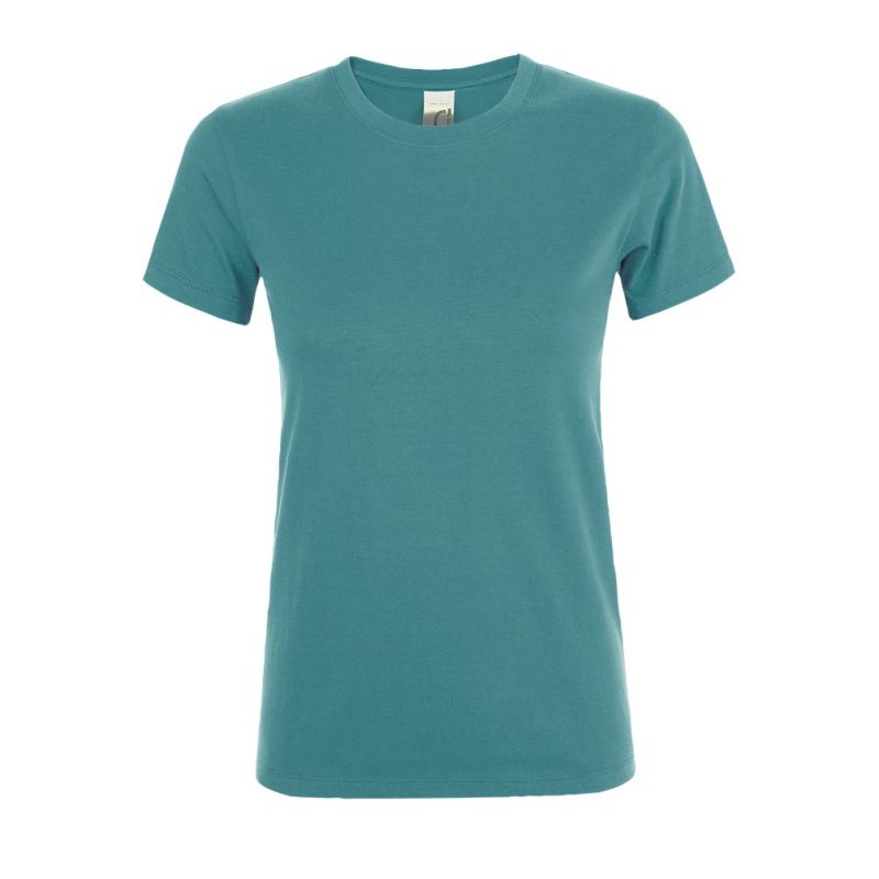 Camiseta De Mujer Cuello Redondo Regent Women Sols - Azul Duck - Sols