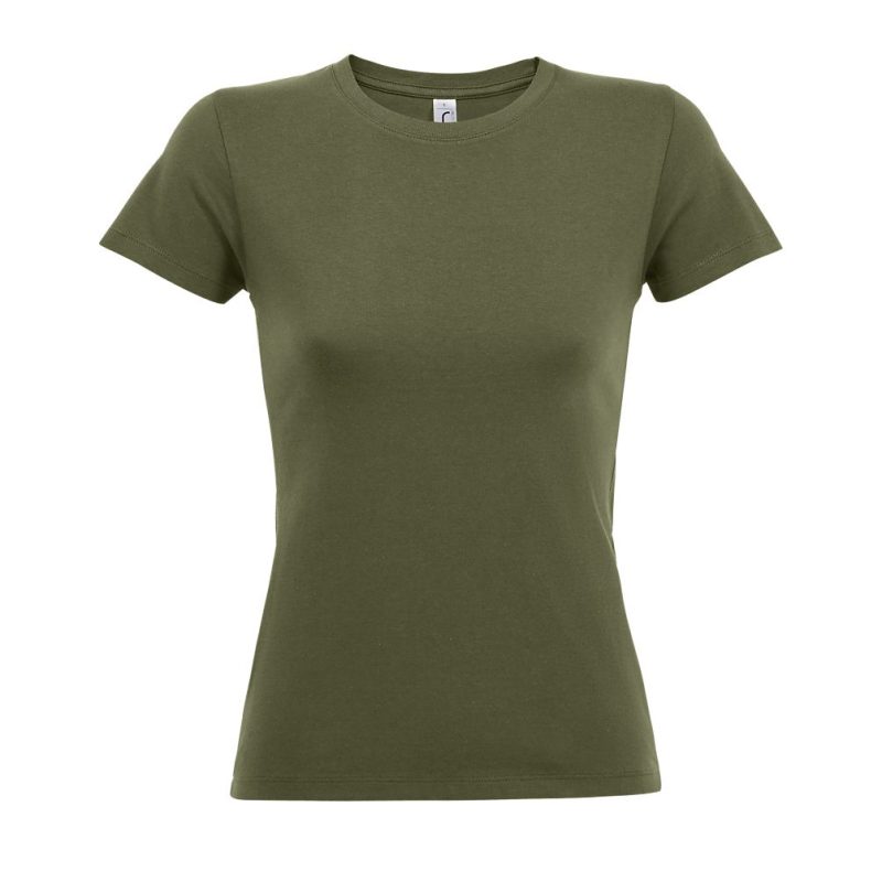 Camiseta De Mujer Cuello Redondo Regent Women Sols - Army - Sols
