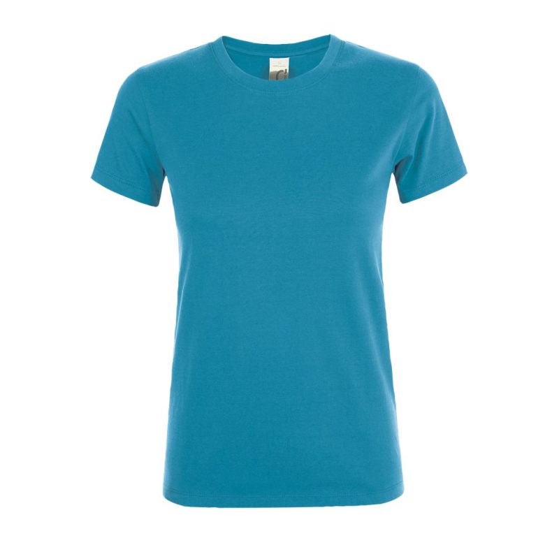 Camiseta De Mujer Cuello Redondo Regent Women Sols - Aqua - Sols