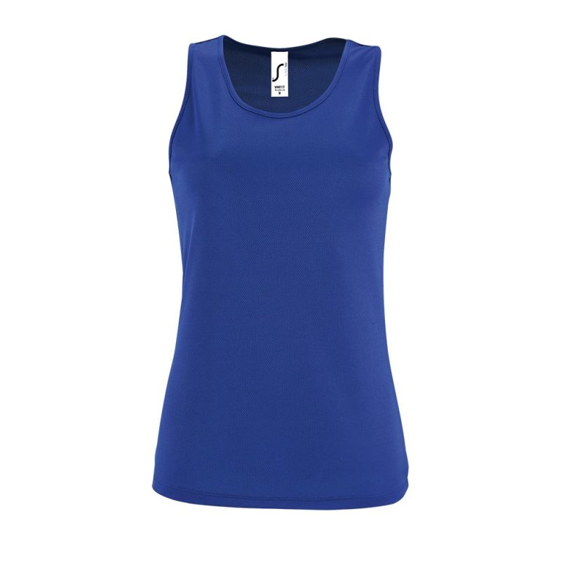 Camiseta De Tirantes De Deporte De Mujer Sporty Tt Women Sols - Azul Royal - Sols