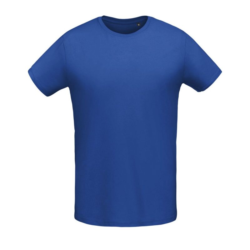 Camiseta Hombre Manga Corta Cuello Redondo Martin Men Sols - Azul Royal - Sols