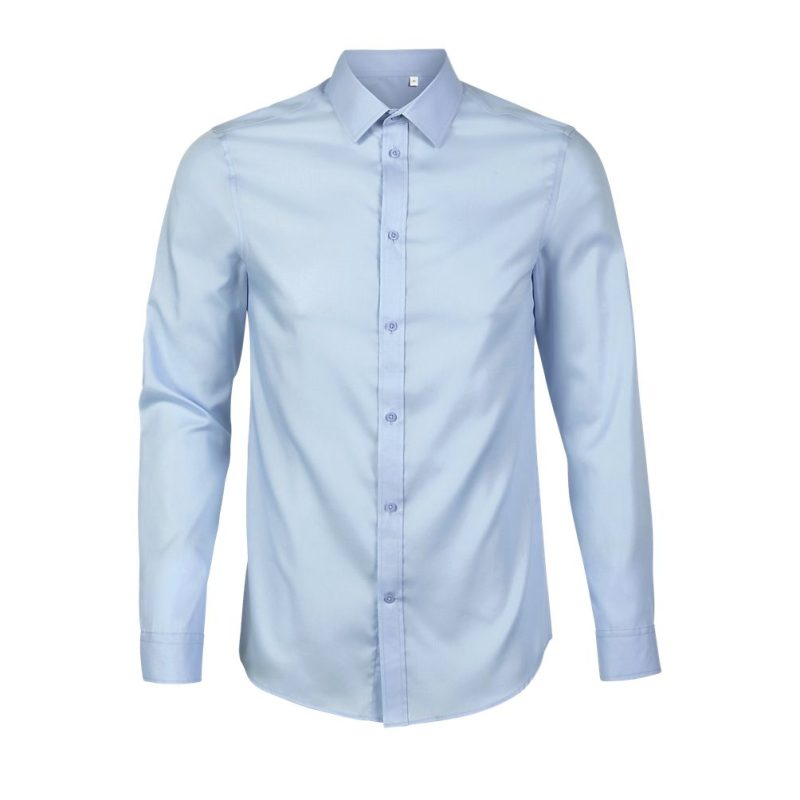 Camisa Para Hombre Sin Planchado Neoblu Blaise Men Sols - Azul Claro - Sols
