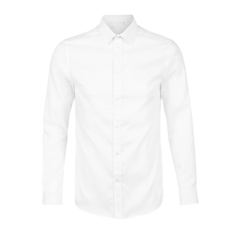Camisa Para Hombre Sin Planchado Neoblu Blaise Men Sols - Blanco Óptimo - Sols