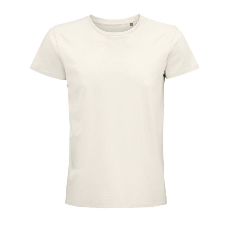 Camiseta Hombre De Punto Liso Y Cuello Redondo Pioneer Men Sols - Blanco Hueso - Sols
