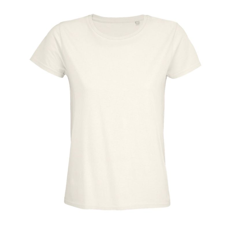 Camiseta Mujer De Punto Liso Y Cuello Redondo Pioneer Women Sols - Blanco Hueso - Sols