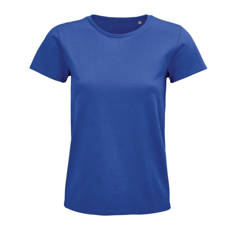 Camiseta Mujer De Punto Liso Y Cuello Redondo Pioneer Women Sols - Azul Royal - Sols