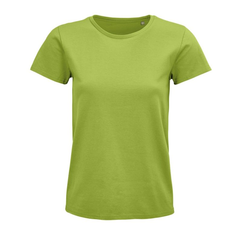 Camiseta Mujer De Punto Liso Y Cuello Redondo Pioneer Women Sols - Verde Manzana - Sols