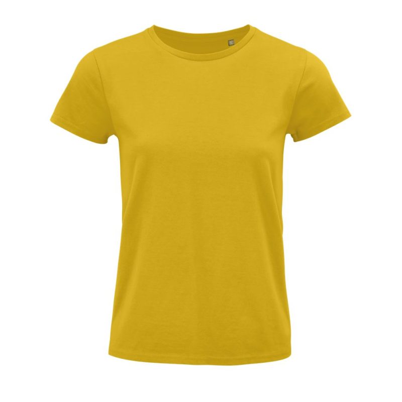 Camiseta Mujer De Punto Liso Y Cuello Redondo Pioneer Women Sols - Amarillo - Sols