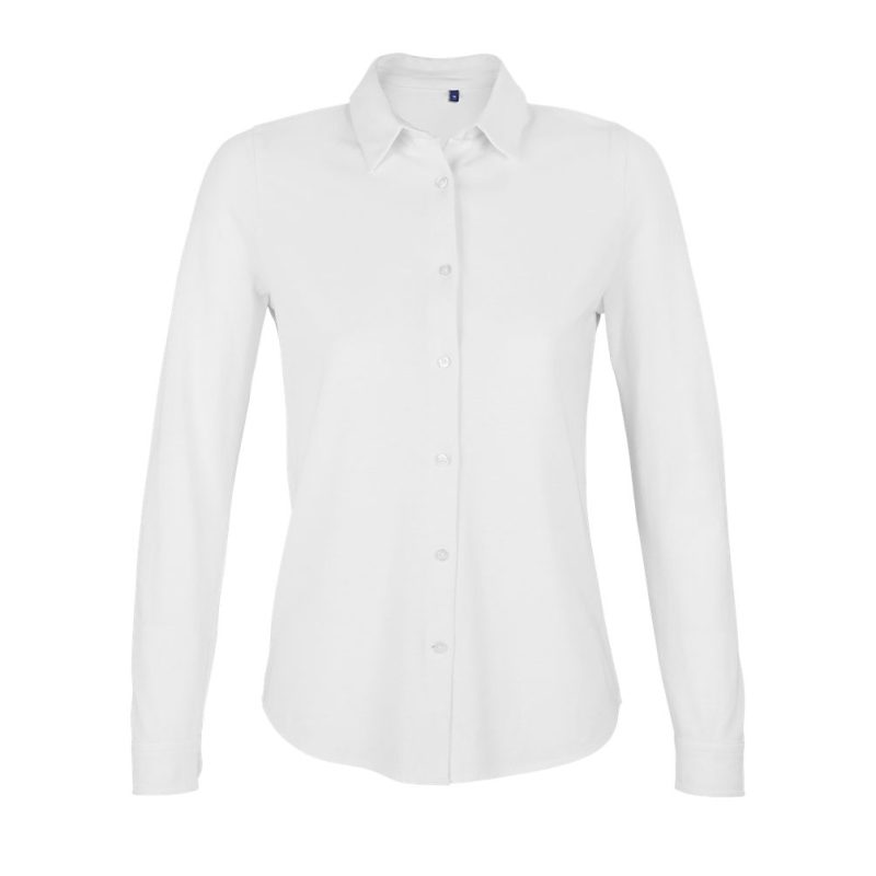 Camisa De Algodon Mujer Neoblu Basile Women Sols - Blanco Óptimo - Sols