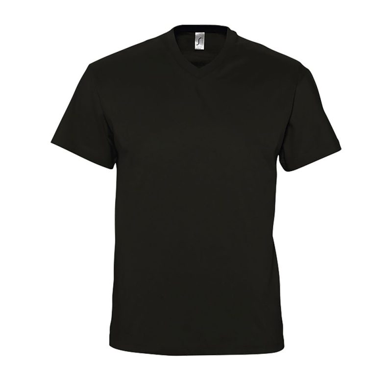 Camiseta Hombre Cuello Pico Victory Sols - Negro Profundo - Sols