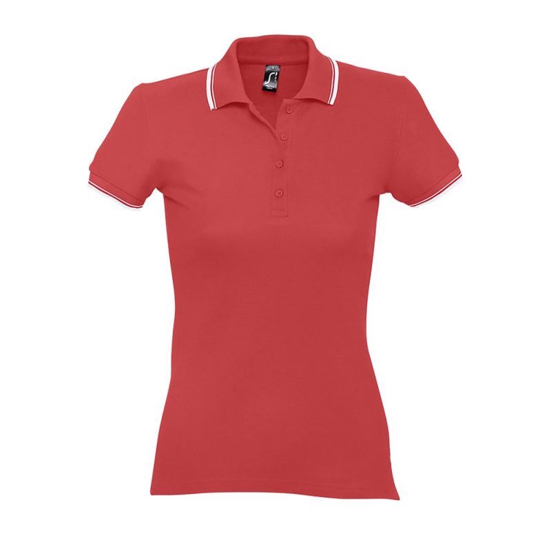 Polo Golf Mujer Practice Women Sols - Rojo - Sols