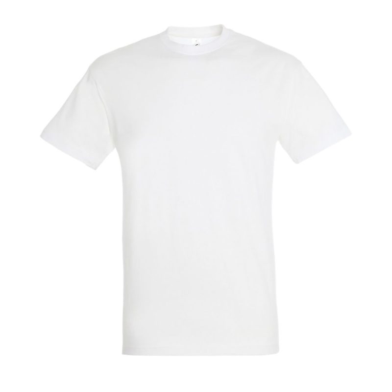 Camiseta Unisex Cuello Redondo Regent Sols - Blanco - Sols