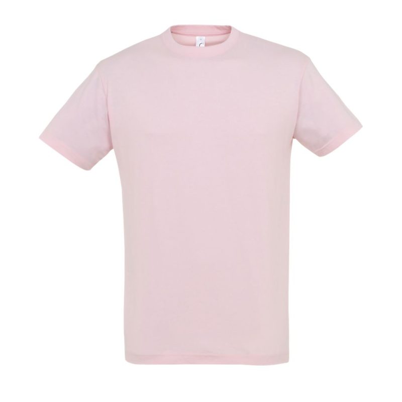 Camiseta Unisex Cuello Redondo Regent Sols - Rosa Médio - Sols