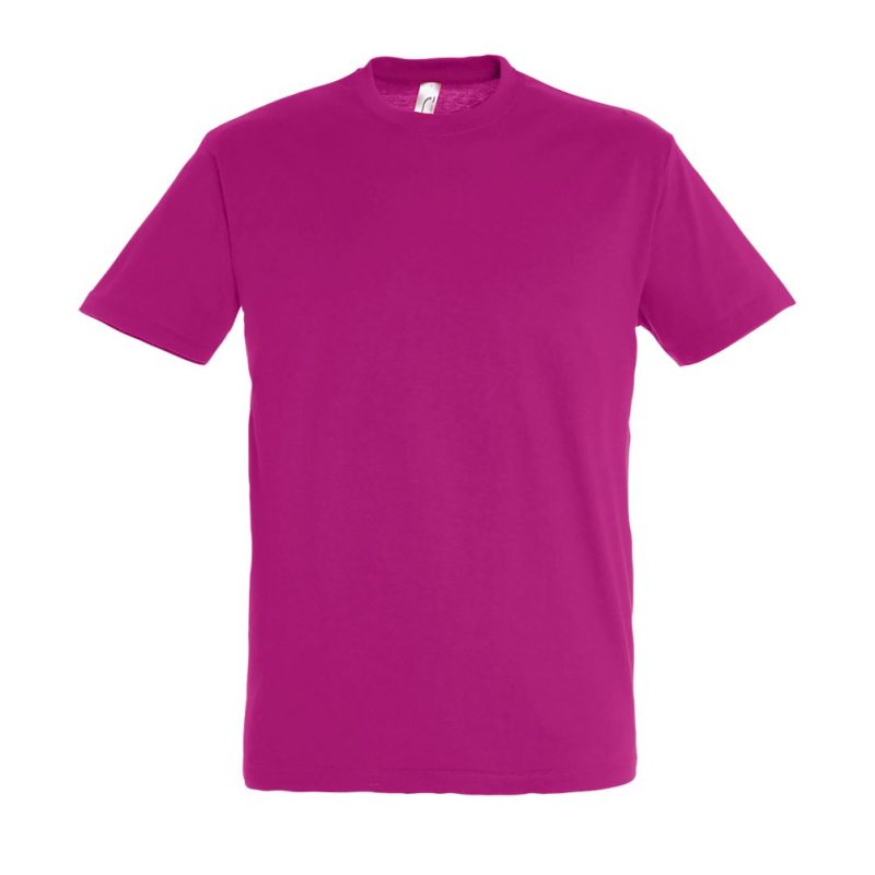 Camiseta Unisex Cuello Redondo Regent Sols - Fucsia - Sols
