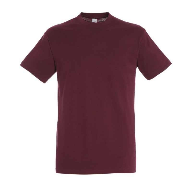Camiseta Unisex Cuello Redondo Regent Sols - Burdeos - Sols
