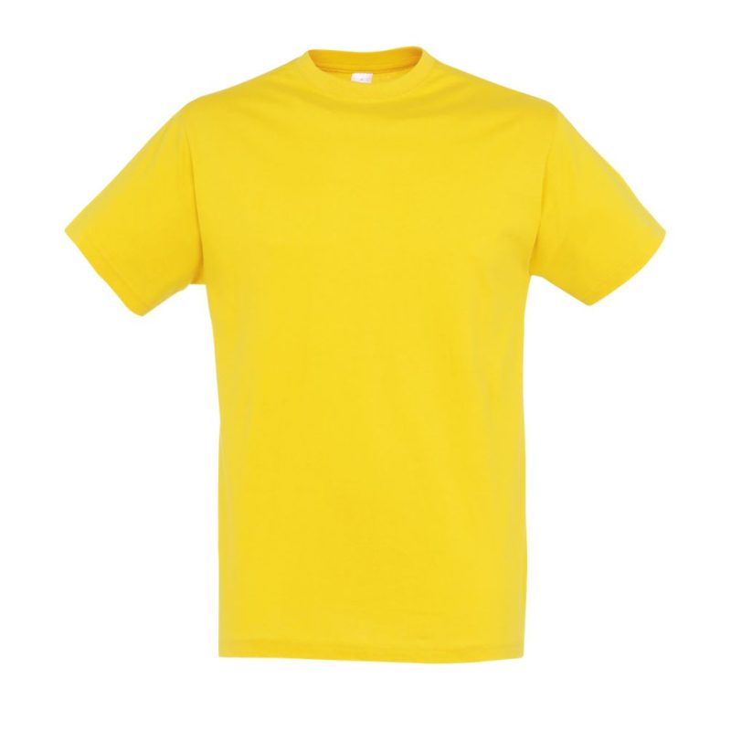 Camiseta Unisex Cuello Redondo Regent Sols - Amarillo - Sols