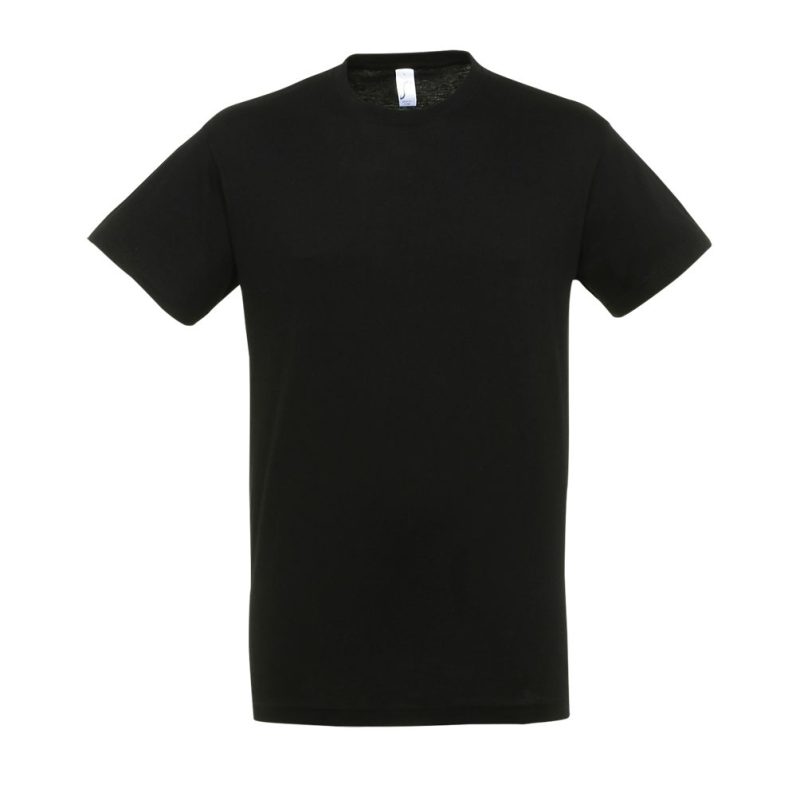 Camiseta Unisex Cuello Redondo Regent Sols - Negro Profundo - Sols