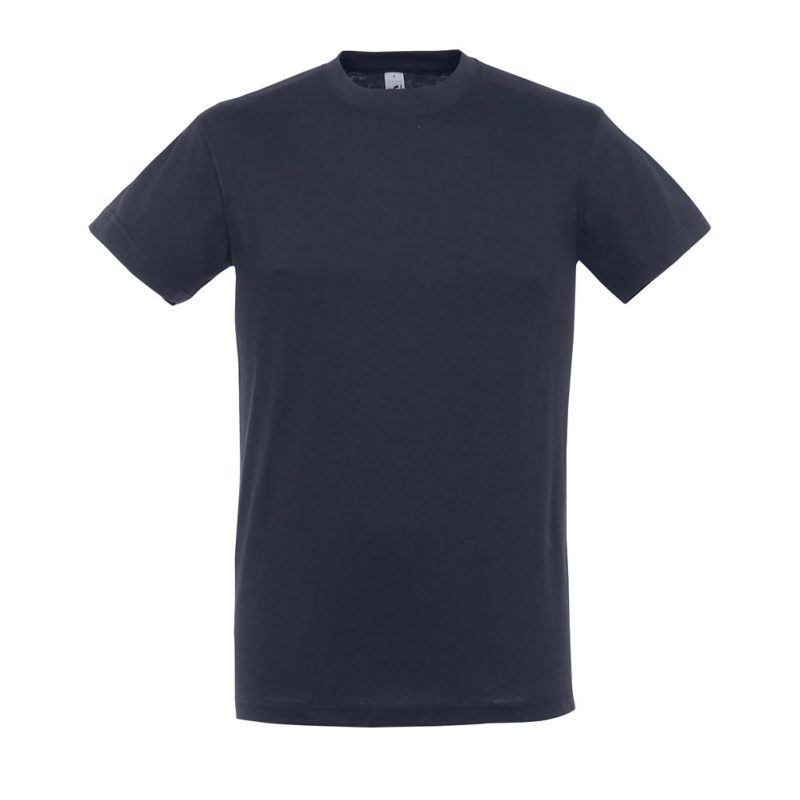 Camiseta Unisex Cuello Redondo Regent Sols - Azul Marino - Sols