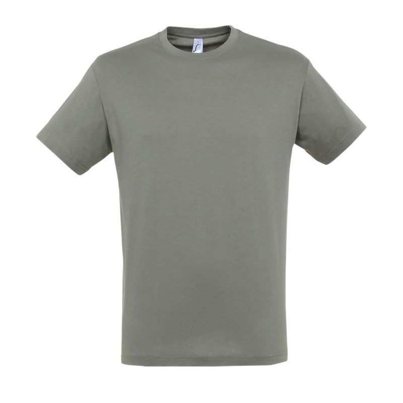 Camiseta Unisex Cuello Redondo Regent Sols - Zinc - Sols