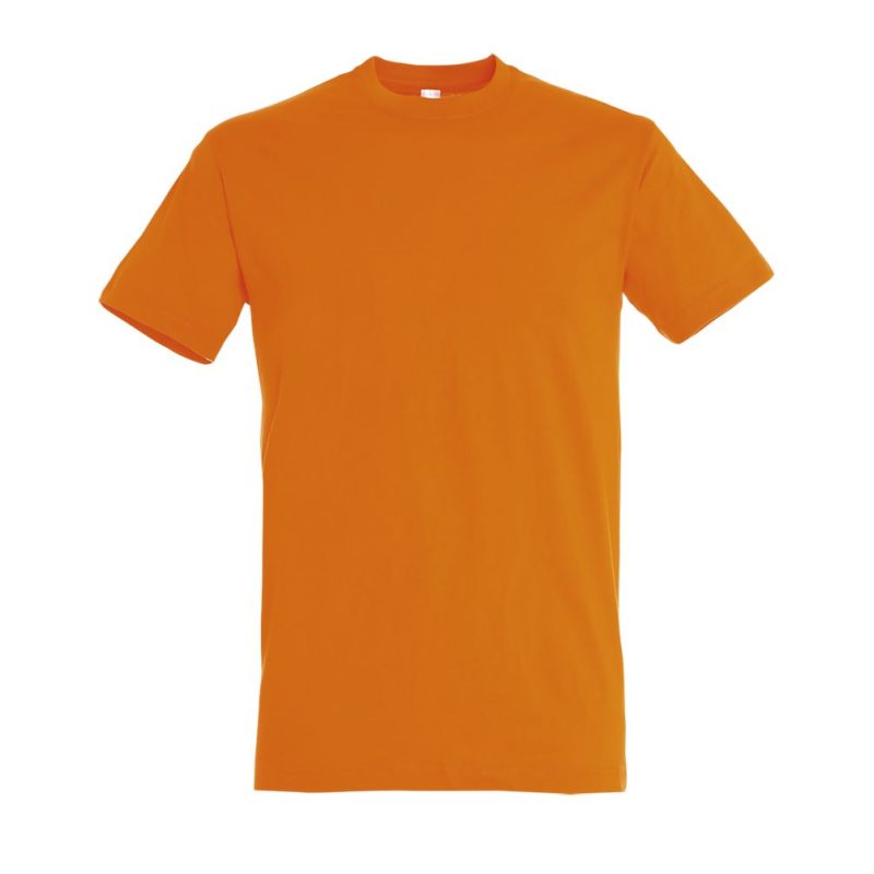 Camiseta Unisex Cuello Redondo Regent Sols - Naranja - Sols
