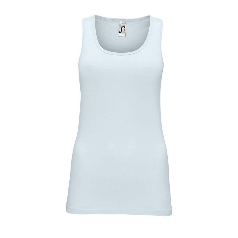 Camiseta Mujer Sin Mangas Jane Sols - Azul Crema - Sols