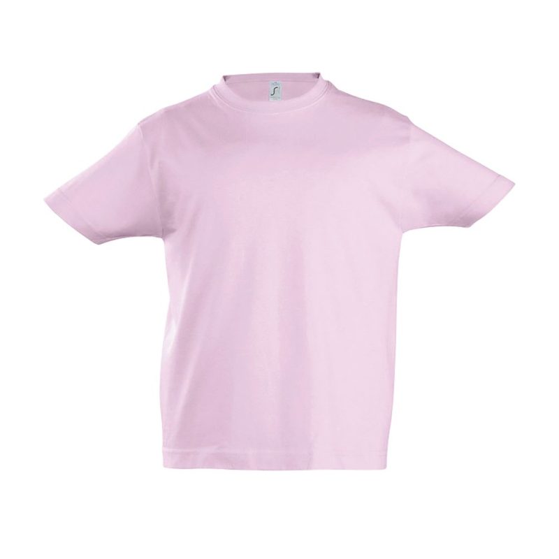 Camiseta Niño Cuello Redondo Imperial Kids Sols - Rosa Médio - Sols