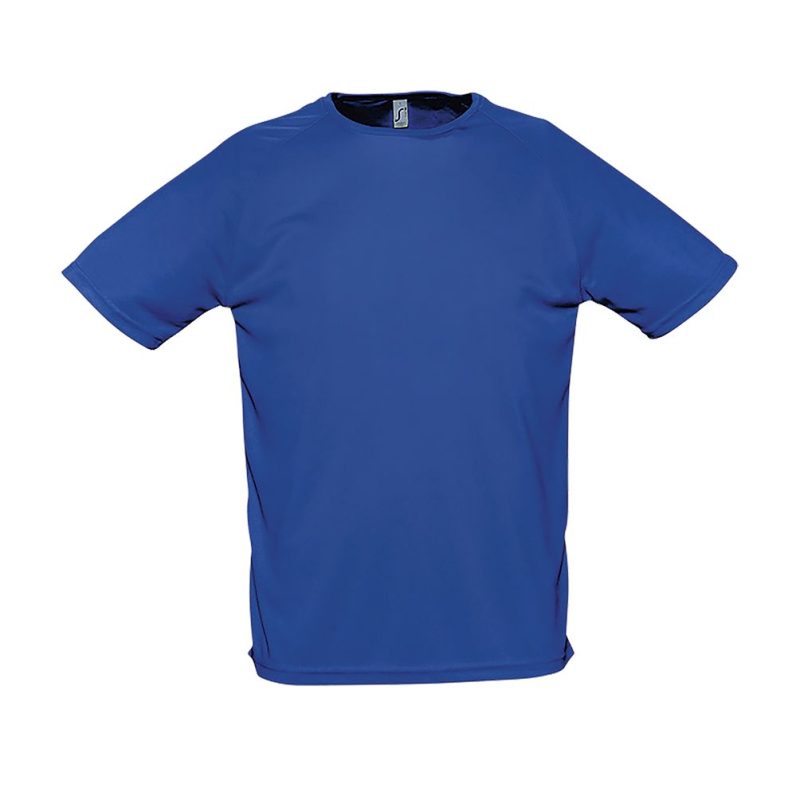 Camiseta Hombre Manga Raglán Sporty Sols - Azul Royal - Sols